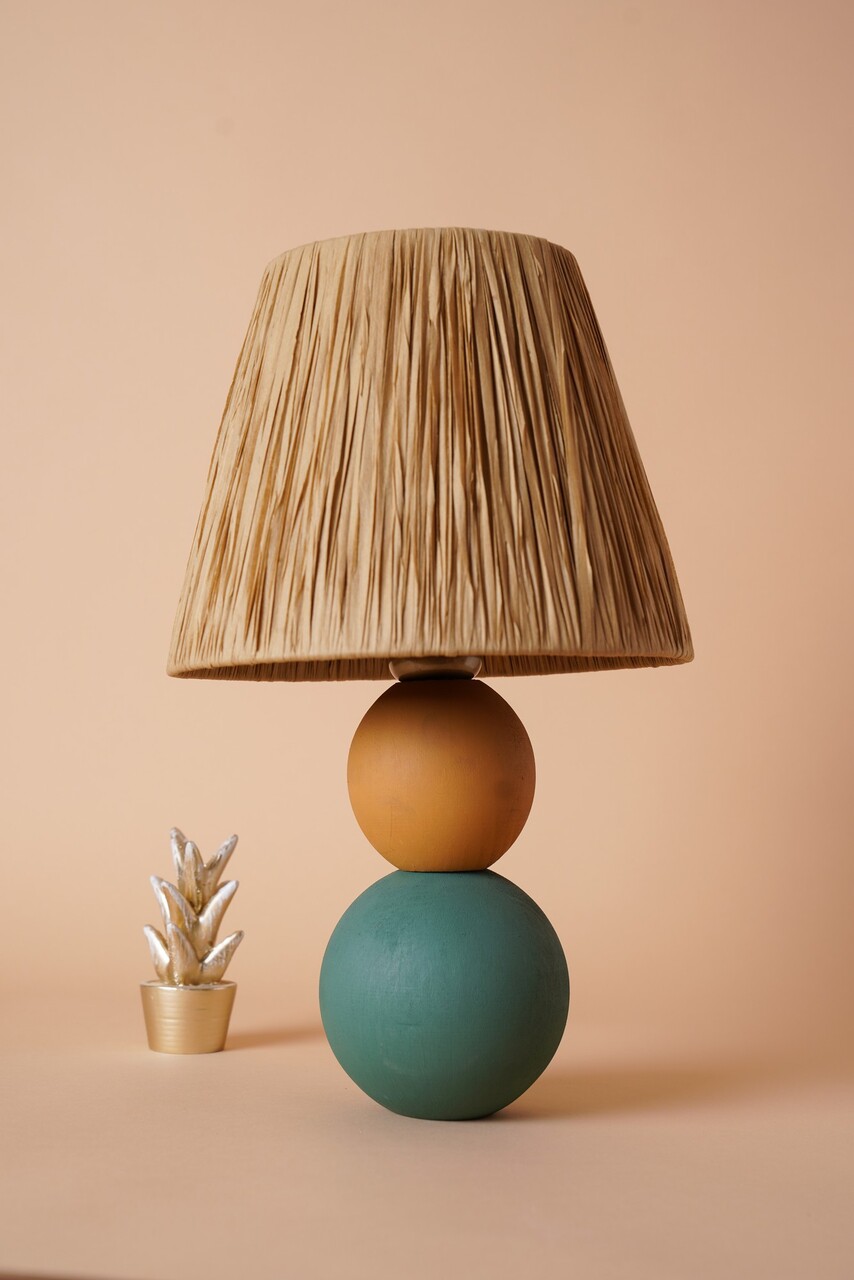 Lampa de masa, Opviq, 687HMY2195, Multicolor - imagine 4